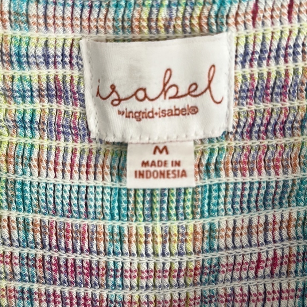Women's Size Medium Ingrid + Isabel Colorful Maternity Top - Picture 3 of 3